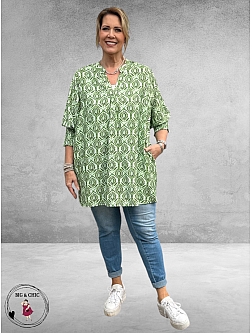 Gozzip Tuniek Ulla Groen Print